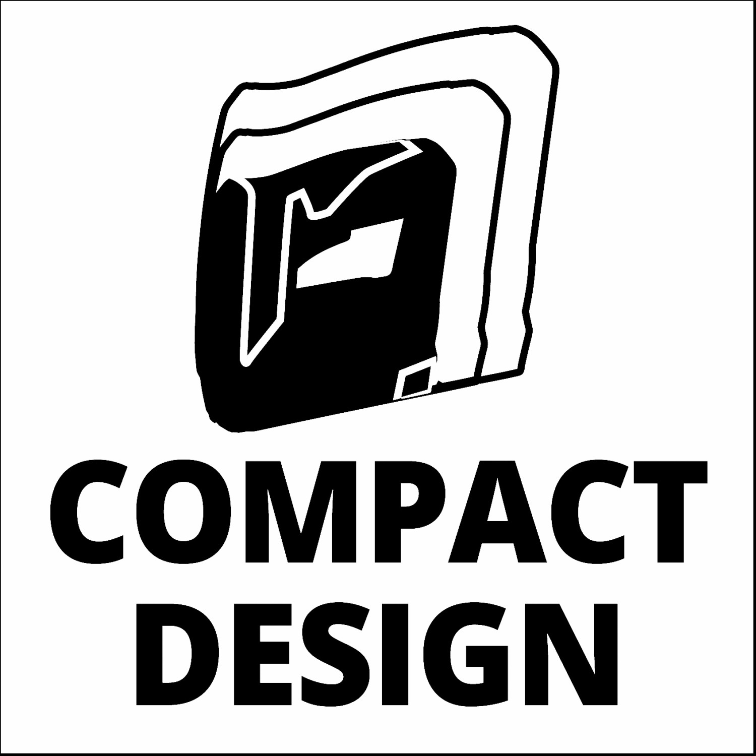 Symbol für kompaktes Design des Einhell Akku-Tackers TC-CT 3,6 Li.
