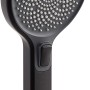Schwarze, wassersparende Schöner Wohnen Handbrause Biella mit drei Strahlarten.