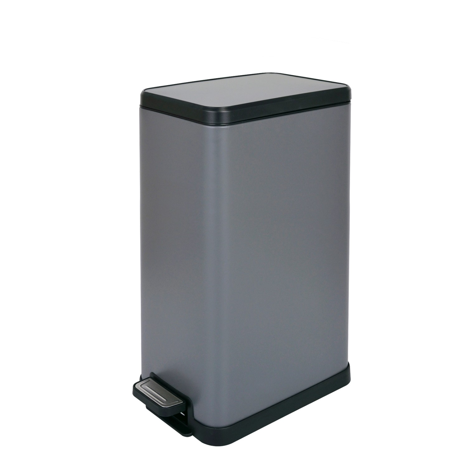 Svita STM18 Mülleimer Treteimer 18l Mit Inneneimer Softclose-Deckel Grau günstig online kaufen