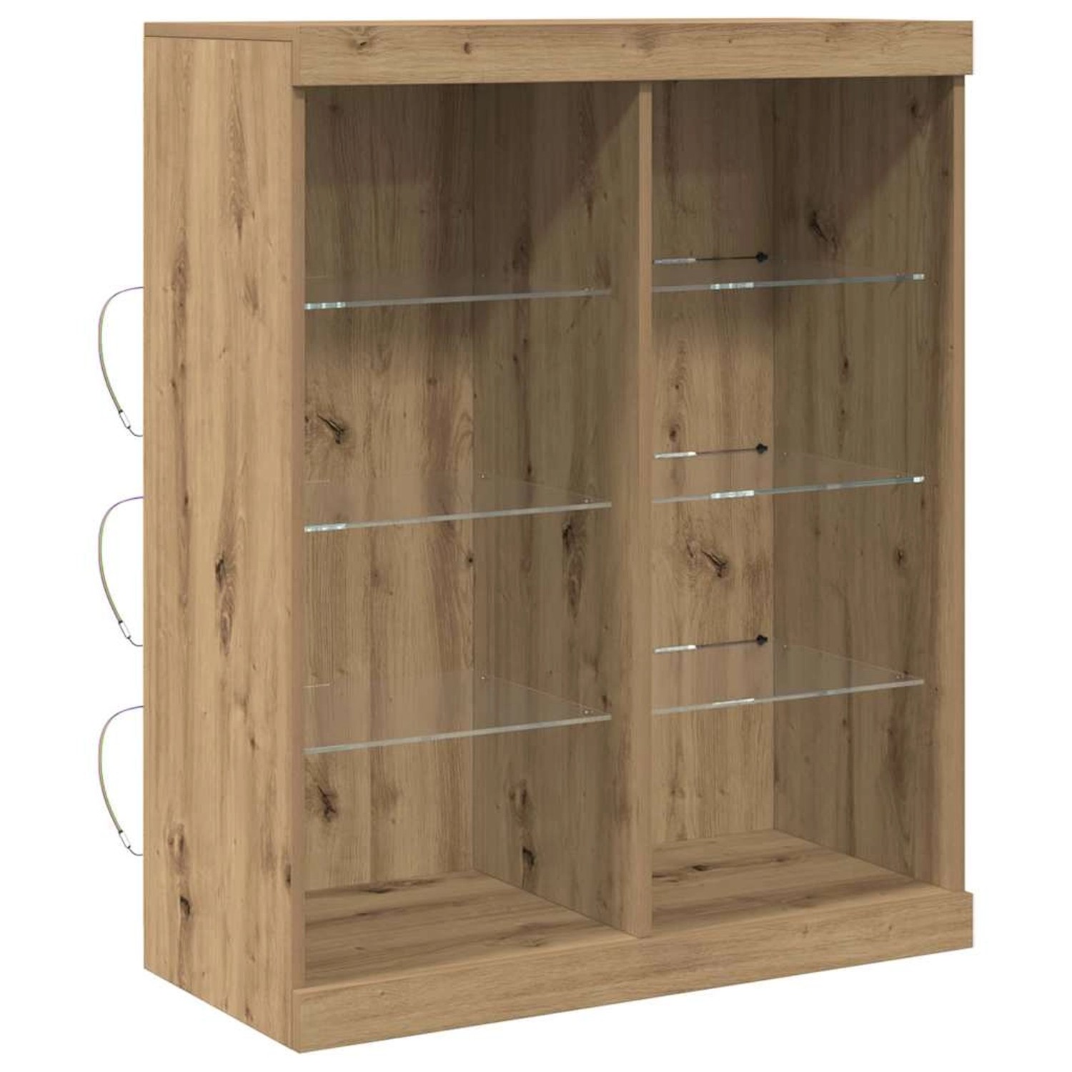 vidaXL Sideboard Eiche Handwerklich 41 x 37 x 100 cm Holzwerkstoff 863049 günstig online kaufen