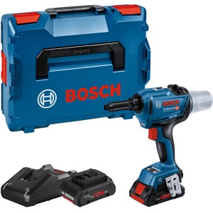 Bosch Professional Akku-Nietpistole GRG 18 V-16 C Set mit Akkus, Ladegerät und L-Boxx.