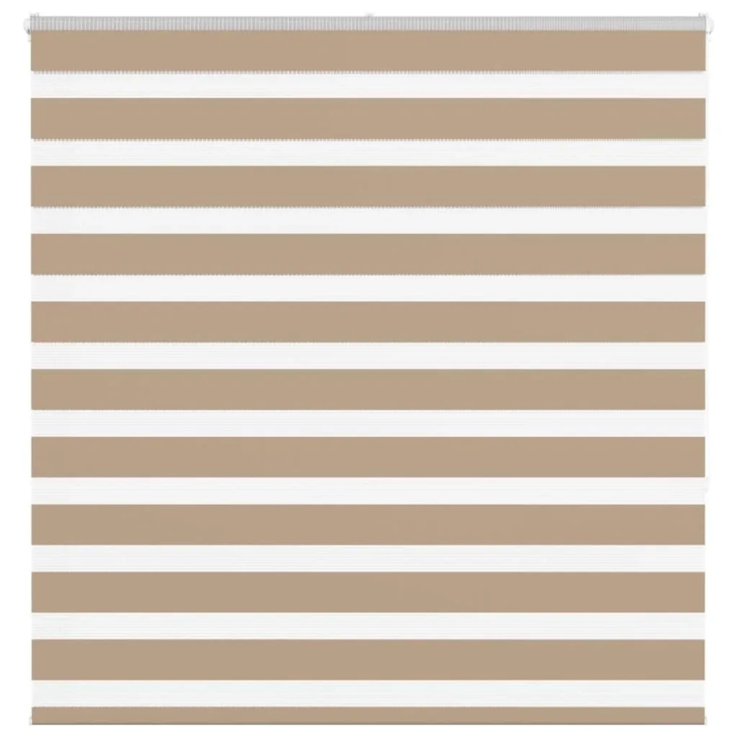 vidaXL Doppelrollo Sandbraun 140x150 cm Stoffbreite 135,9 cm Polyester 4014 günstig online kaufen