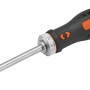 OBI Bit-Schraubendreher, 26-teilig mit orange-schwarzem Soft-Touch Griff und Bit-Aufsatz.