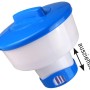 Summer Fun Chlordosierschwimmer für 200g Tabletten, blau-weiß, ausziehbar.