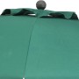 Detailaufnahme: Grüner Siena Garden Marktschirm (Ø 200 cm) mit Push-Up Mechanik.