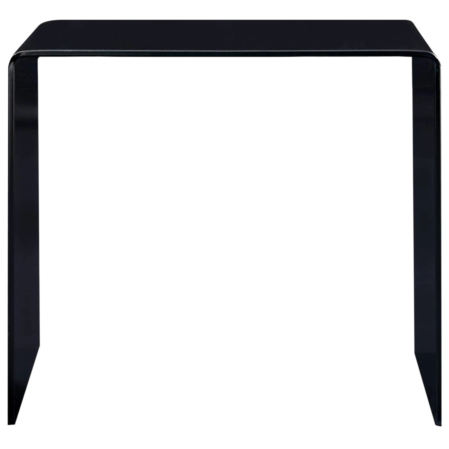 vidaXL Couchtisch Schwarz 50x50x45 cm Hartglas günstig online kaufen