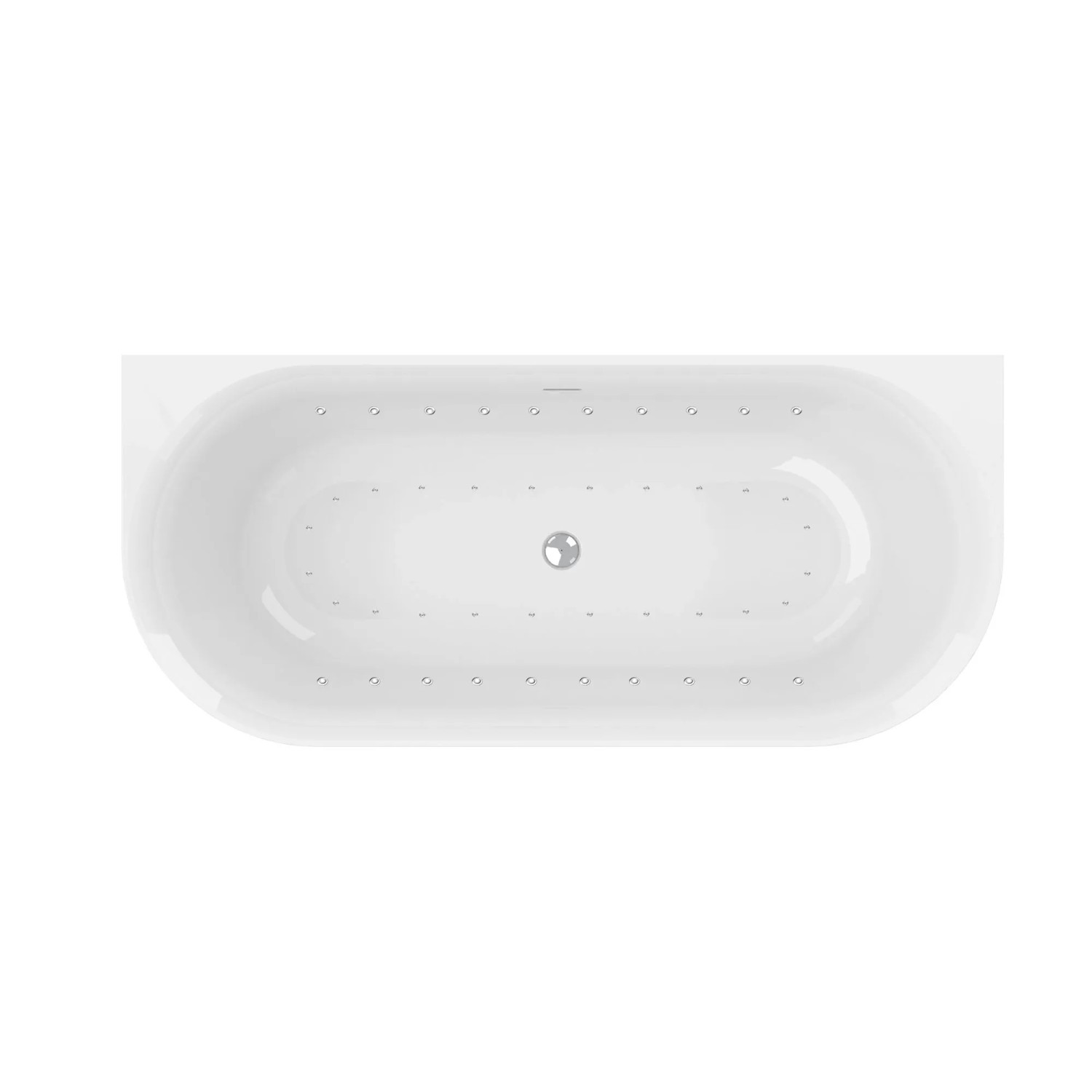 Ottofond Whirlpool Mince Vorwand Light- & Silent-System 180 cm x 80 cm Weiß