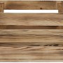 Geflammte Holzkiste L aus Kiefernholz, 23,9x39x29,2 cm, ideal zur Aufbewahrung.