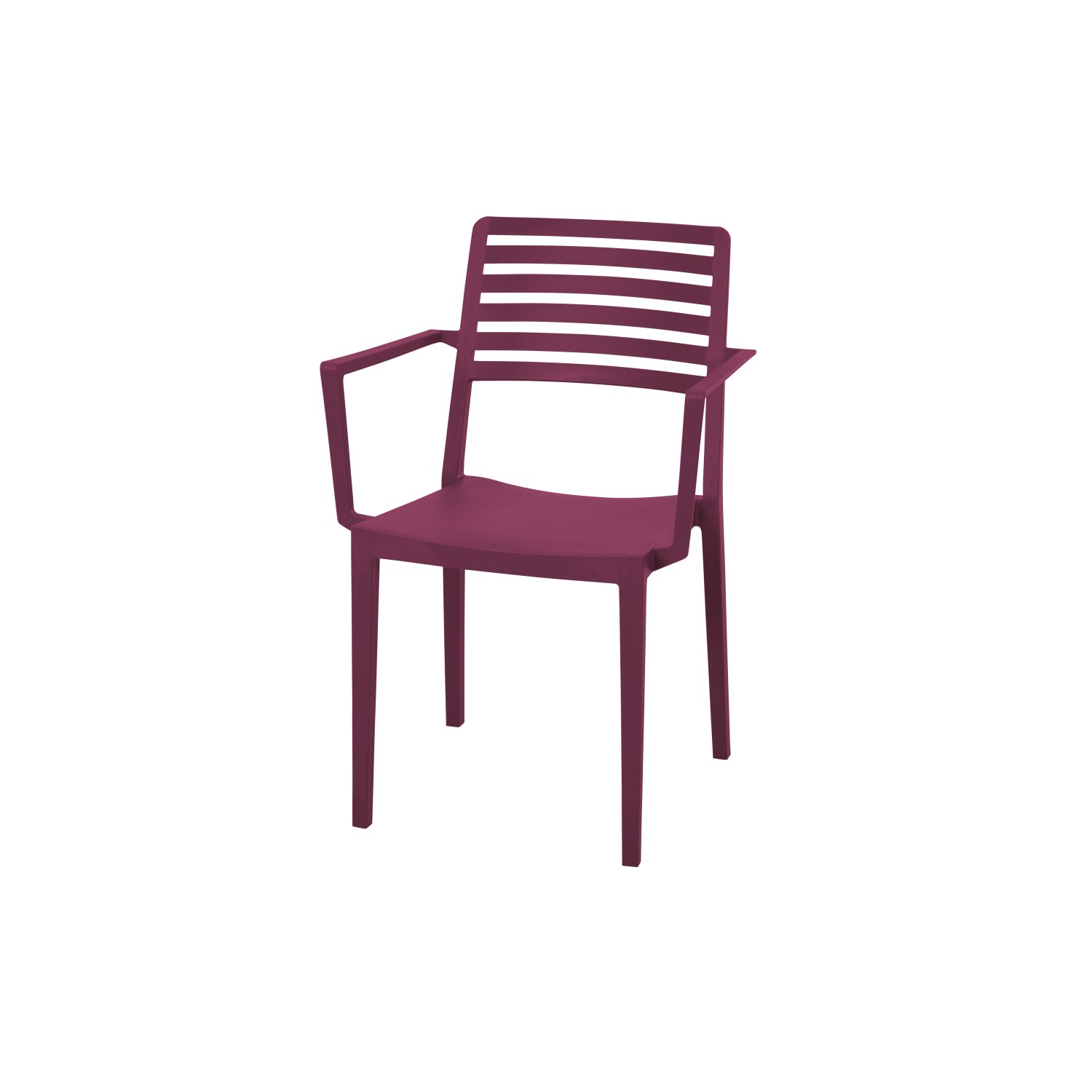 Siena Garden Stapelsessel Alley Bordeaux Glasfaserverstärkt 80 x 57 x 56 cm günstig online kaufen