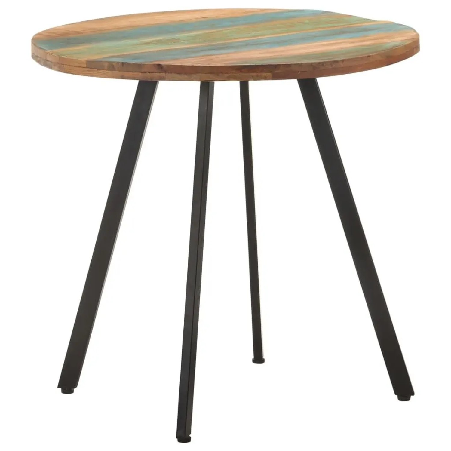 vidaXL Esstisch 80 cm Altholz Massiv 320484