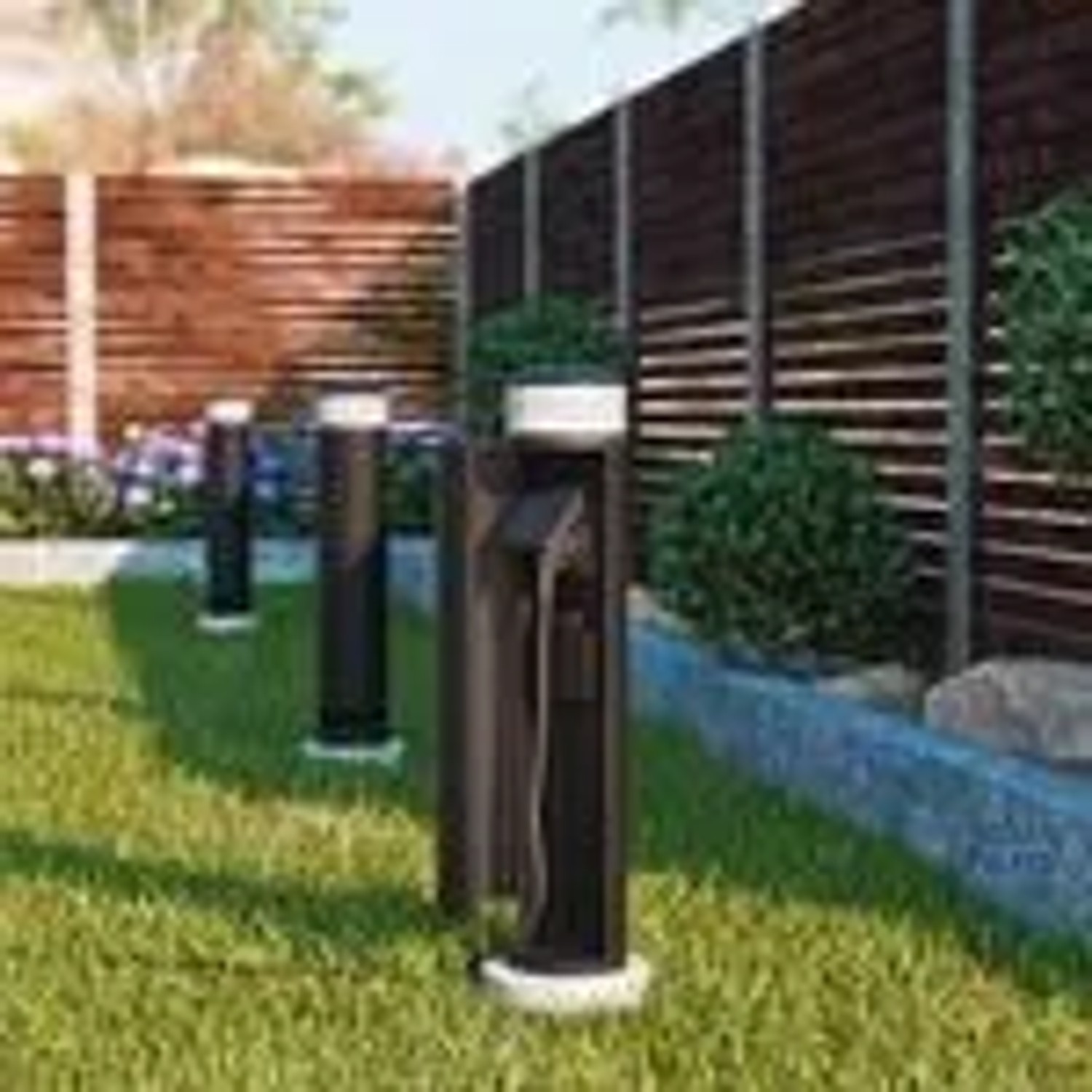 SSC-LUXon Gartenstrahler Mit Erdspieß – 2 Stück, IP65, 1,8 M Kabel, GU10 Fassung, Schwarz