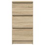 vidaXL Sideboard Sonoma-Eiche 37,5x35x76 cm Holzwerkstoff 861726_6