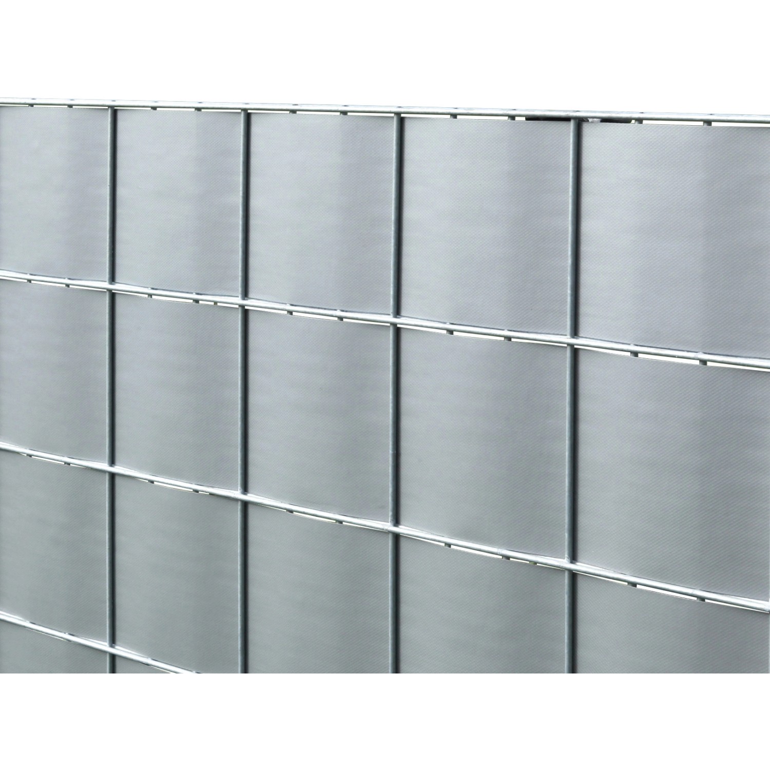 Floraworld PVC-Sichtschutzrolle 20,5 m Silbergrau