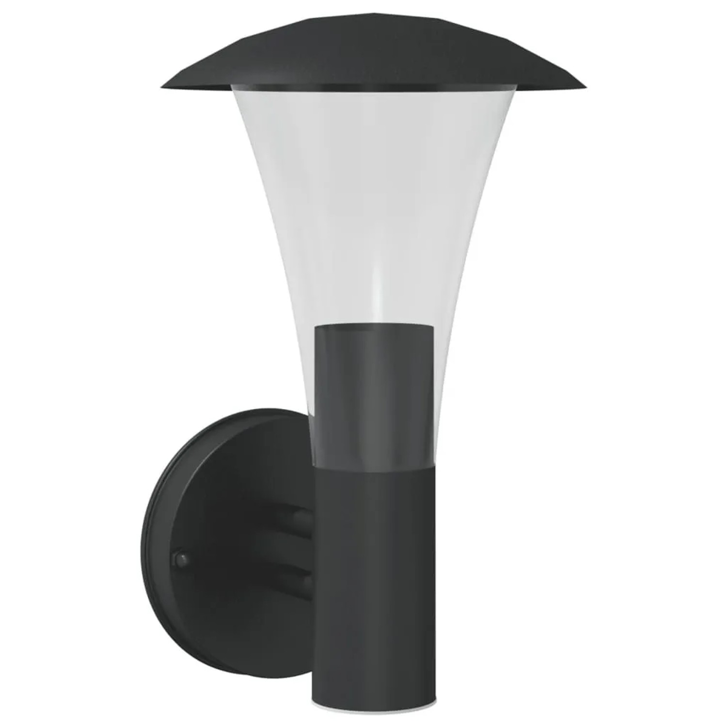vidaXL Außenwandleuchte Schwarz Edelstahl 4006240