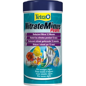 Tetra NitrateMinus Pearls 250ml für Aquarien zur Nitratreduzierung und Verbesserung der Wasserqualität.