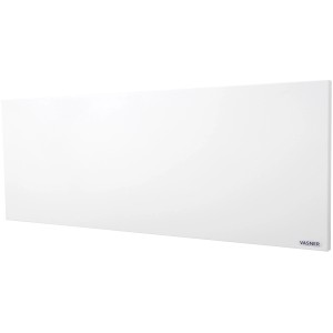 Weiße Vasner Infrarotheizung Citara M Metall, 550 W, 40x140 cm. Flaches Design für Wand- oder Deckenmontage.