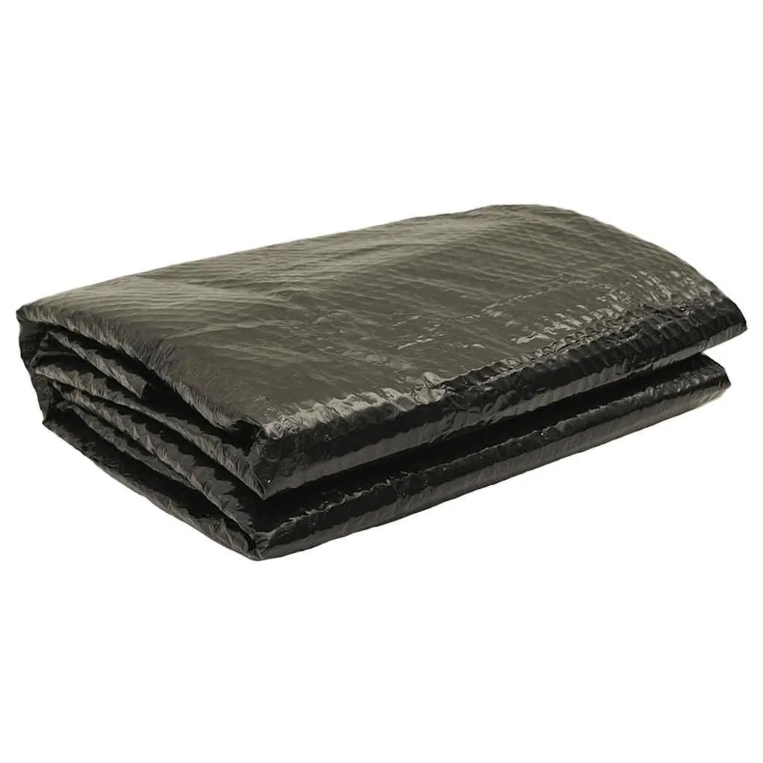vidaXL Poolabdeckung Schwarz 250 cm PE 92153