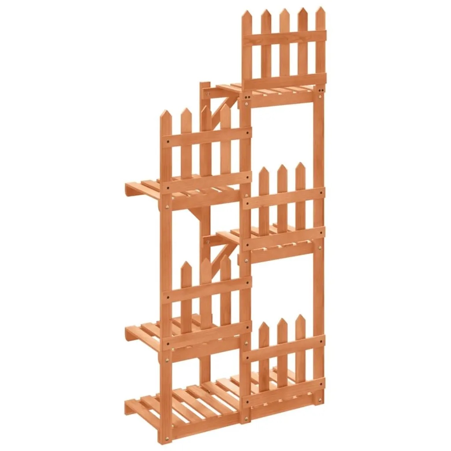 vidaXL Blumenständer 60x25x130 cm Massivholz Tanne 362874