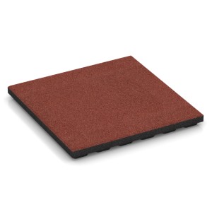 WARCO Fallschutzplatte-125 cm Tomatenrot 50 x 50 x 4 cm