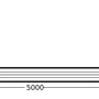 Ledvance LED-Strip Flex COB, 500cm, mit Maßen. Ideal für indirekte Beleuchtung.