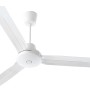 Weißer VORTICE Nordik TDA 1400 Deckenventilator mit drei Flügeln, ohne Steuerung.
