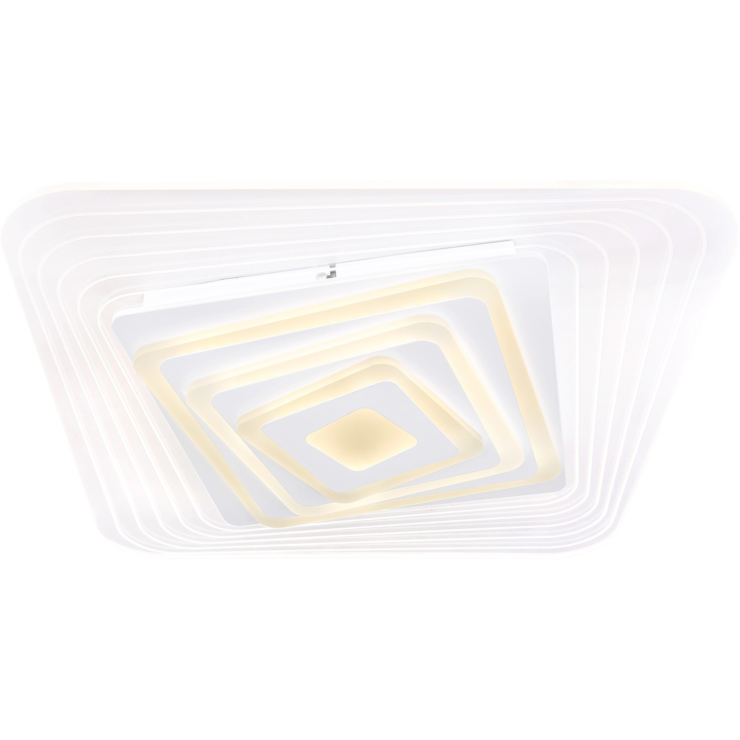 Weiße Globo LED Deckenleuchte Jocelyn, 50 cm, dimmbar und mit Farbwechsel Funktion.