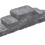 Diephaus Pflasterstein Collo Basalt, 14x14x7 cm, gestapelt. Pflastersteine für Gehwege und Terrassen.