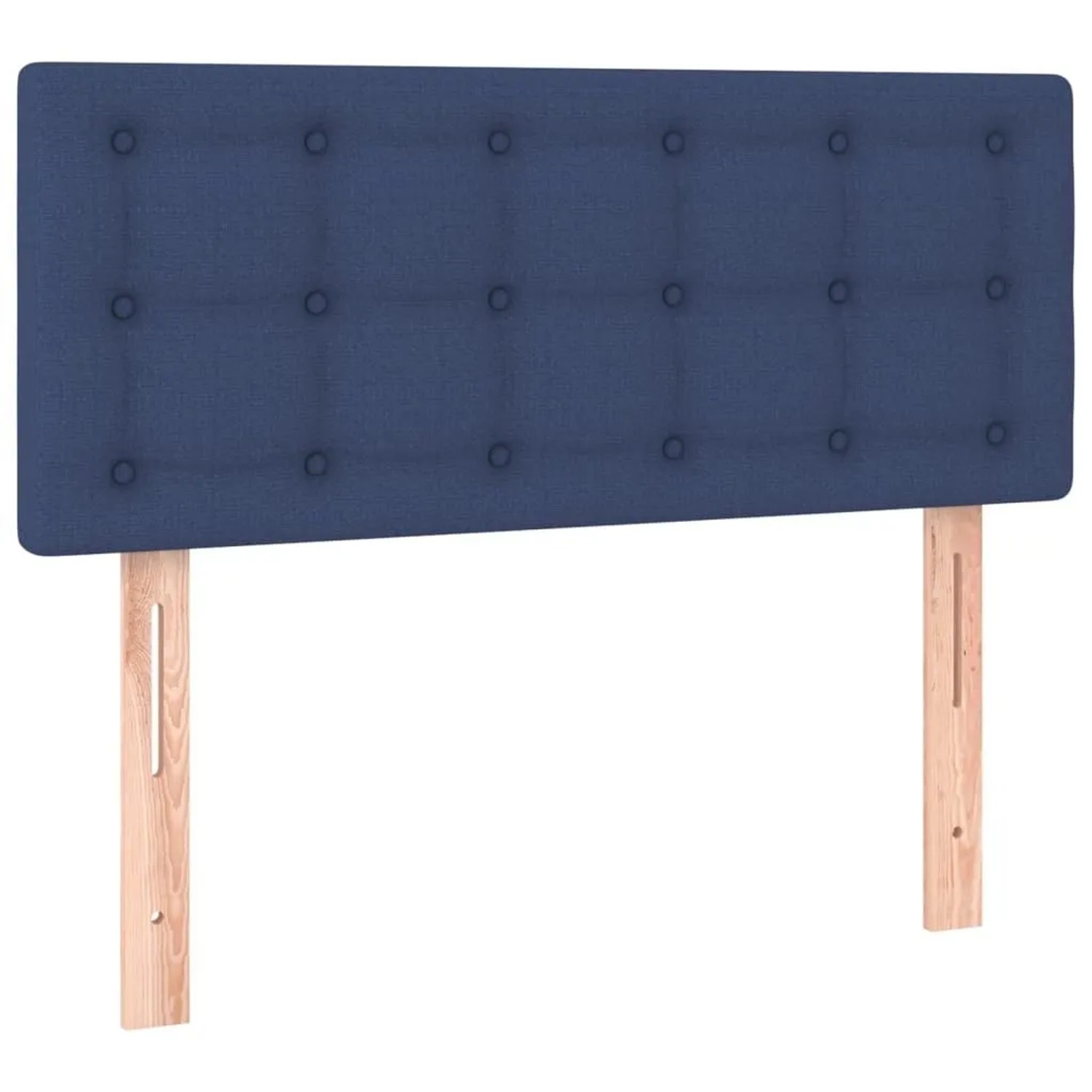 vidaXL Kopfteil Blau 100x5x78/88 cm Stoff 346442