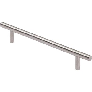 Edelstahl Möbelgriff 1407, gebürstet, für Schränke und Schubladen.