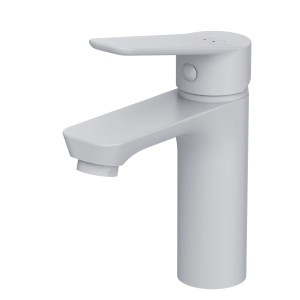 AM.PM Waschtischarmatur Hit, weiß. Einhebelmischer für Waschbecken im Bad.