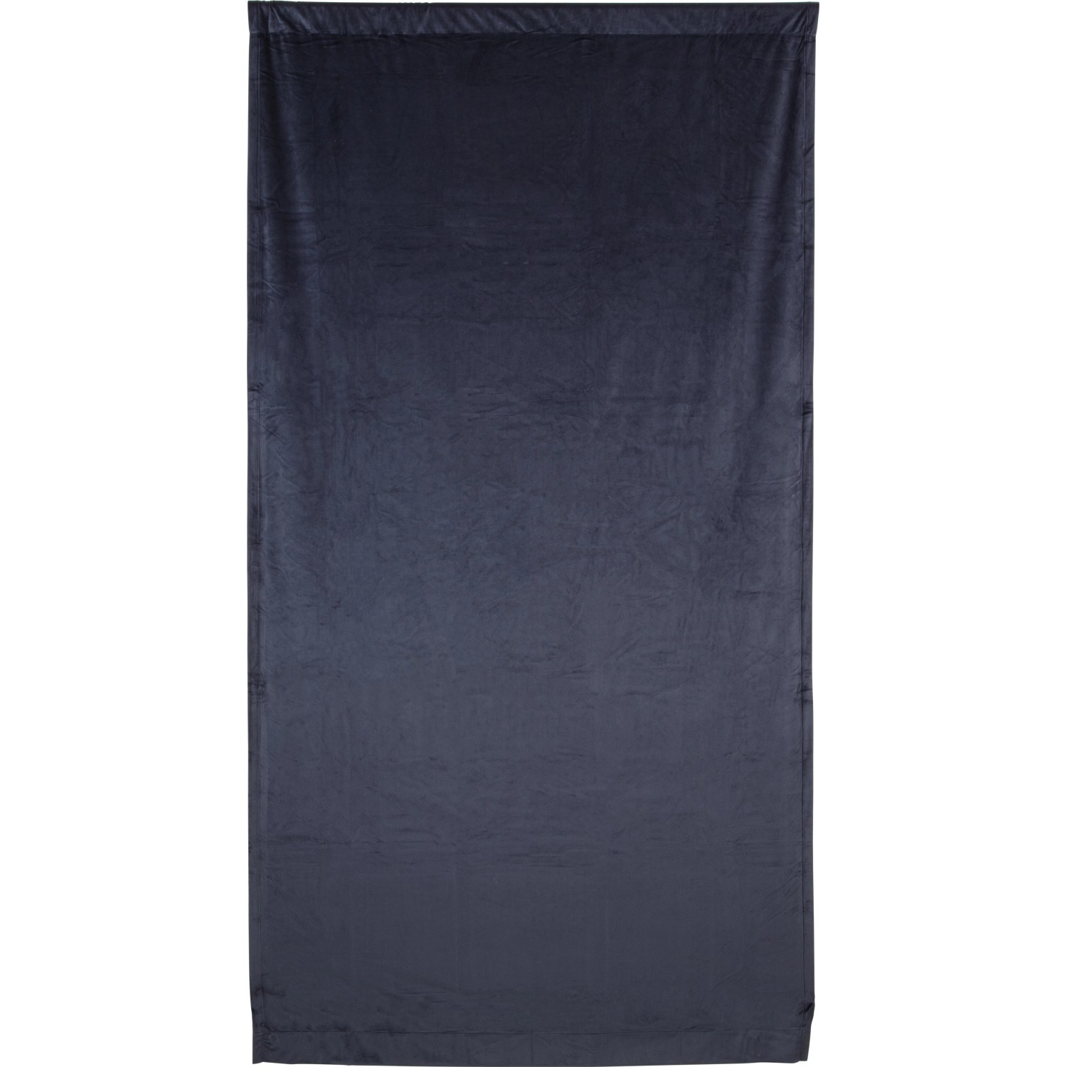 Dunkelblauer OBI Vorhang Saphire mit Tunnelzug, 2er-Set, 135x250 cm. Blickdicht und pflegeleicht.