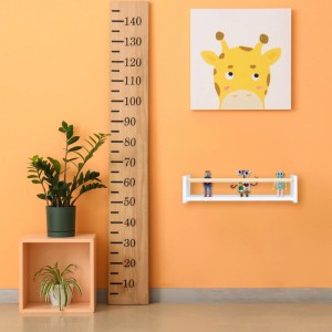 Relaxdays Kinderregal 3er Set MDF Kiefernholz Weiß Natur 12 cm x 50 cm x 18 cm