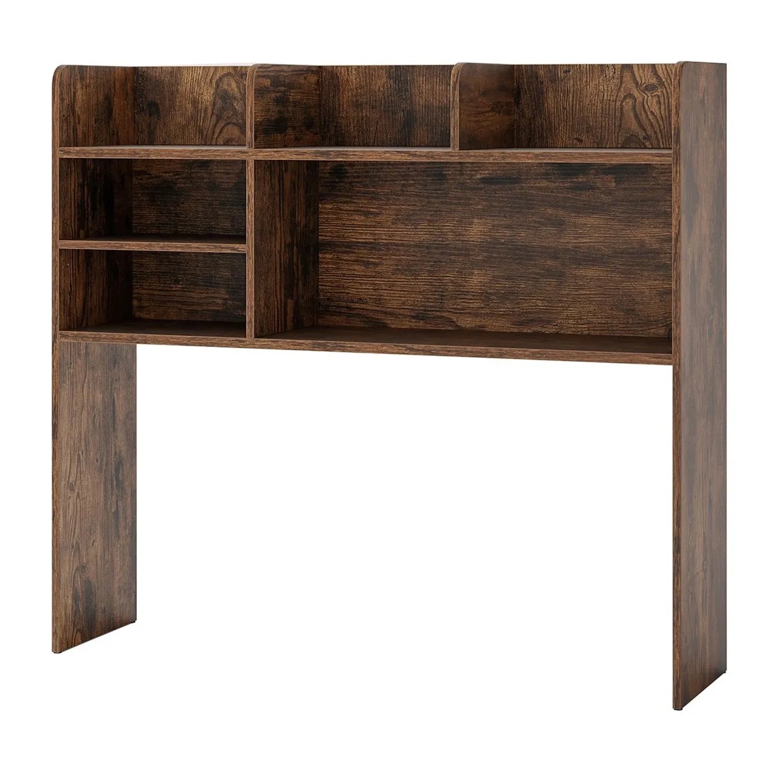 Costway 3-Stufiges Schreibtischregal Schreibtisch Aufsatzregal Braun günstig online kaufen