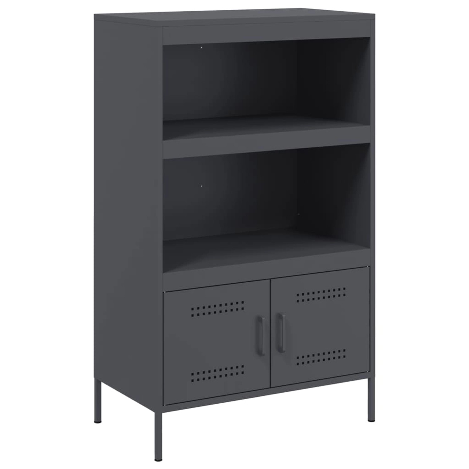 vidaXL Highboard Anthrazit 68x39x113 cm Stahl 842972 günstig online kaufen