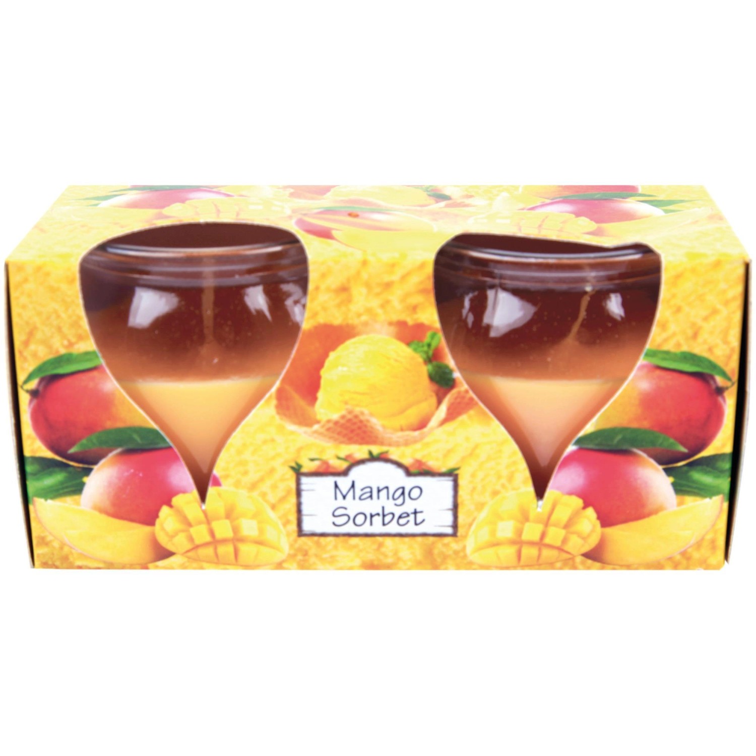 HS Candle Duftkerze Creation Kerzen 2er Pack Mango Sorbet günstig online kaufen