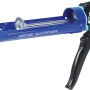 Heytec Profi Kartuschenpistole Multipower, blau/schwarz, für Silikon und Dichtstoffe.