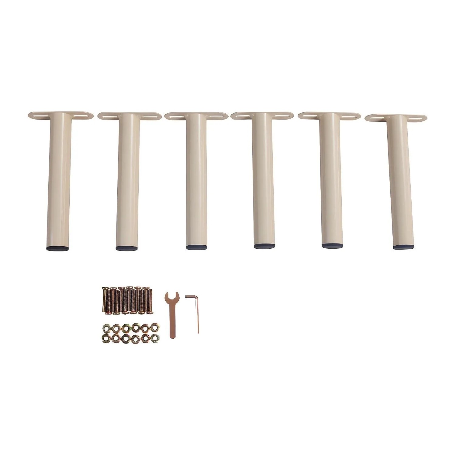 Vente-unique Bettfüße Bolgare Beige 3.8 cm
