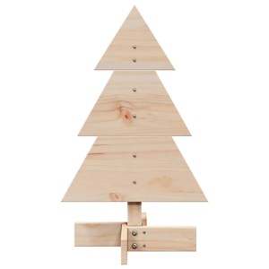 vidaXL Weihnachtsbaum Holz zum Schmücken 60 cm Massivholz Kiefer 858180