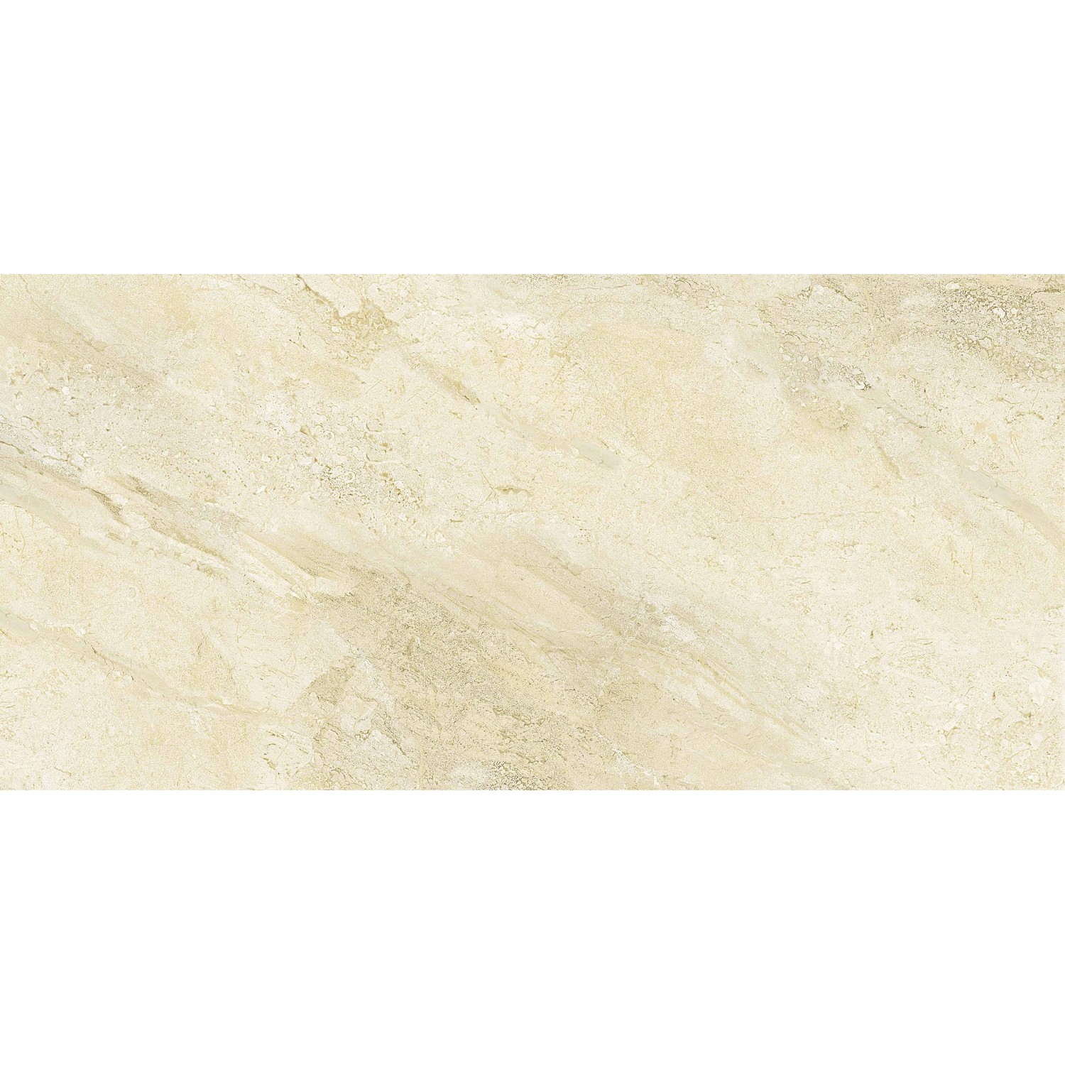 Bodenfliese Vero Feinsteinzeug Beige Glasiert Poliert 30 cm x 60 cm