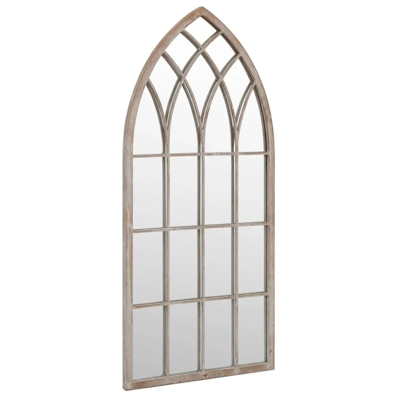 vidaXL Gartenspiegel Sand 100x45 cm Eisen 318341
