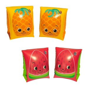 Bestway Schwimmflügel mit Früchte-Motiv: Ananas und Wassermelone, für Kinder von 3-6 Jahren.
