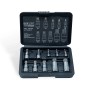 CCLIFE 10tlg Vielzahn Satz Vielzahn Nuss M4 - M18 Bit Set Xzn Innenvielzahn S2 Legierungsstahl Stecknuss Bitsatz