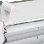 Thermo-Spannplissee Toledo, 60x130 cm, hellgrau, mit Easyfix-System für Fenster.