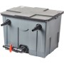 Heissner Solar Durchlauffilter Set für Teiche bis 8m³, mit Pumpe und Solarmodul.