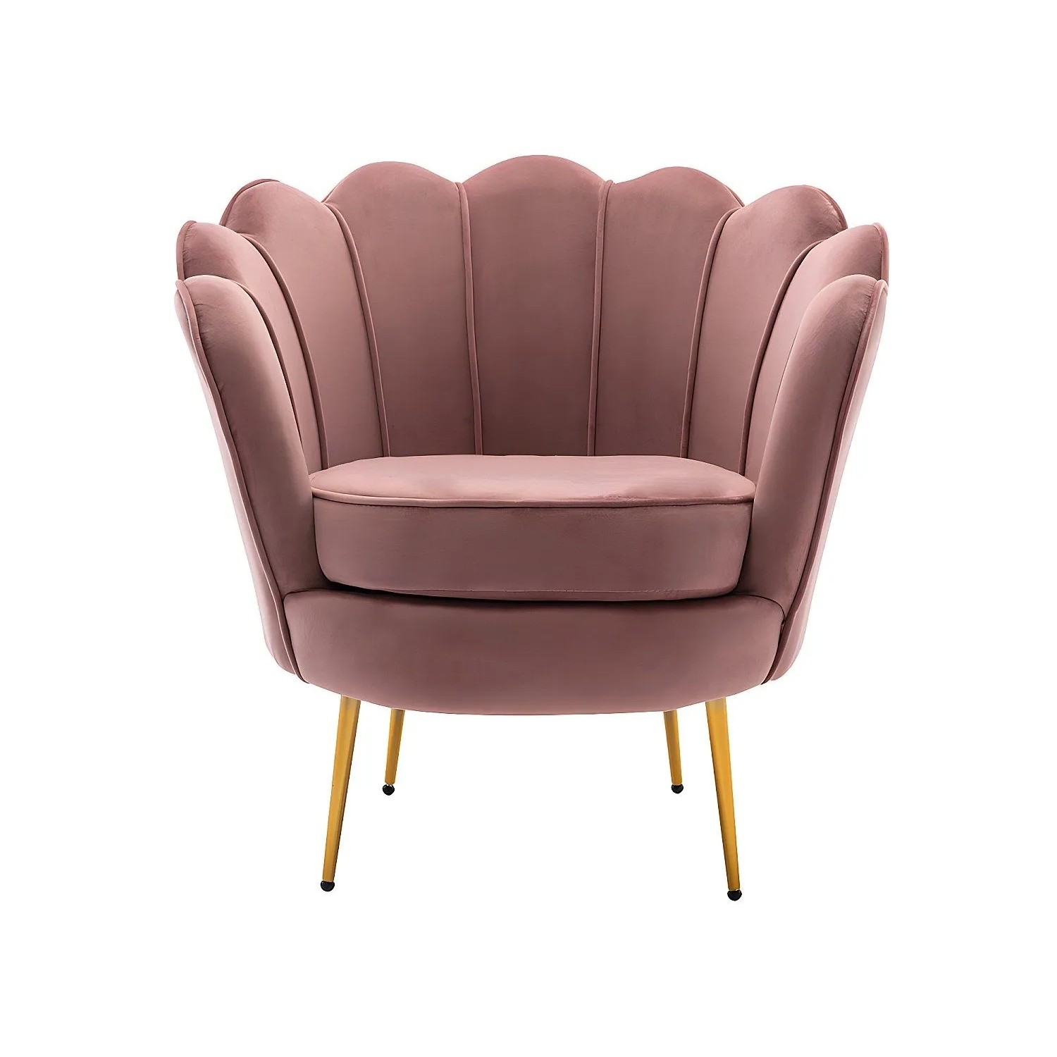 Vente-unique Sessel Mit Gerader Rückenlehne Dandelion Rosa 78 cm