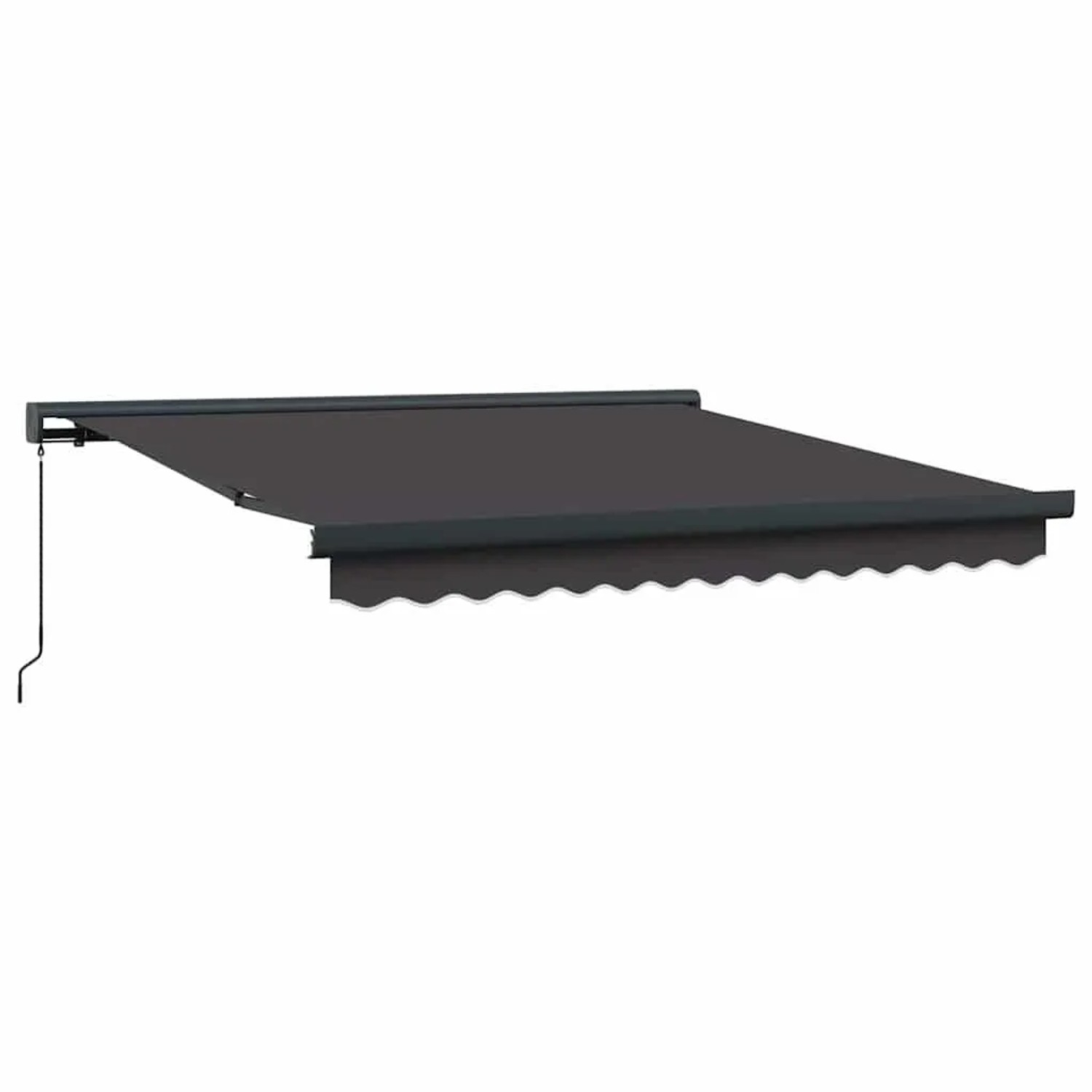 vidaXL Einziehbare Markise Anthrazit 300 x 250 cm Stoff und Metall 3329931 günstig online kaufen