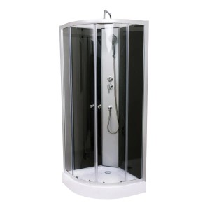 Aloni Komplettdusche Fertigdusche Duschkabine Komplettkabine Eckdusche 80x80cm