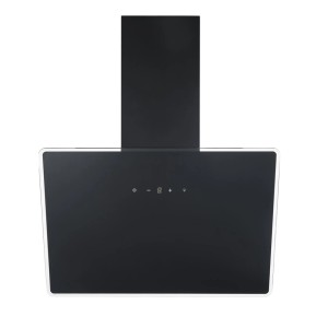 Schwarze Respekta Schräghaube Lora, 60 cm, Energieeffizienz A++, mit Touch Control.