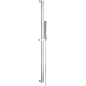 Grohe Brausestangenset Euphoria Cube Stick, Chrom, mit Handbrause und Brauseschlauch.