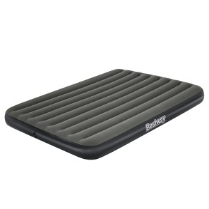 Bestway TriTech Luftbett, Einzelbett, grau, für eine Person, ideal für Camping und Gäste.